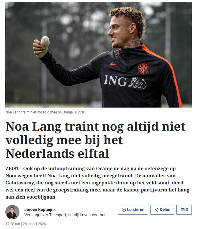 Noa Lang’ın son durumu açıklandı! İşte sahalara döneceği maç