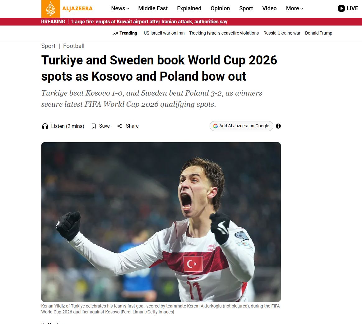 Türkiye dış basında manşetlerde! Dünya Kupası bileti sonrası...