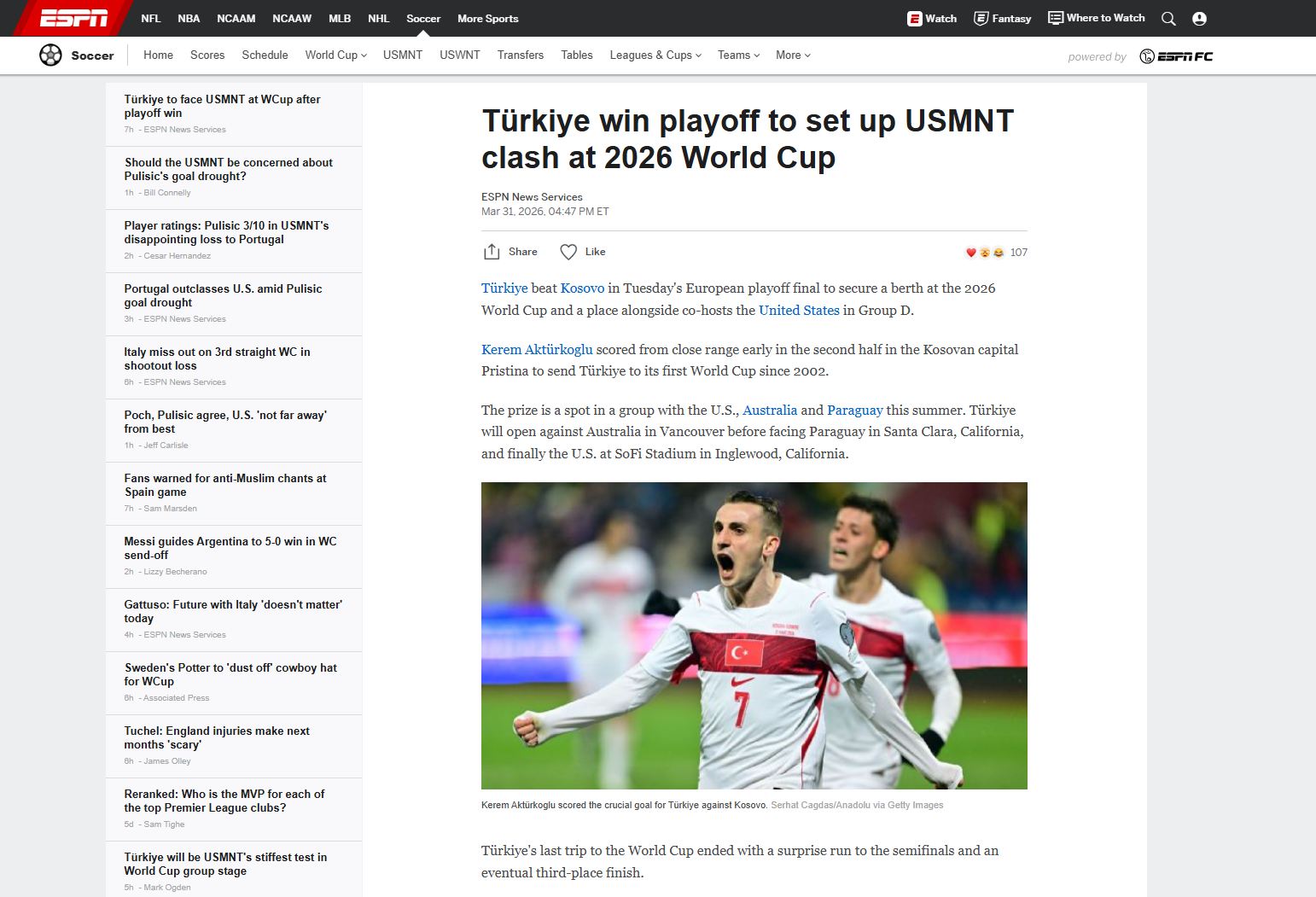 Türkiye dış basında manşetlerde! Dünya Kupası bileti sonrası...