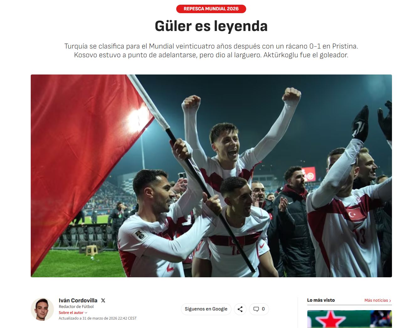 Türkiye dış basında manşetlerde! Dünya Kupası bileti sonrası...