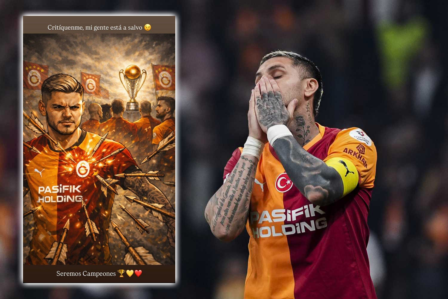 Galatasaraylı taraftarlardan Mauro Icardi isyanı! Arjantinli yanıt verdi