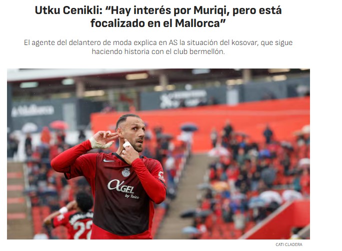 FENERBAHÇE HABERİ: Vedat Muriqi Mallorca’dan ayrılıyor mu? Menajerinden transfer açıklaması