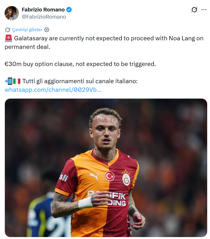 Noa Lang Galatasaray’da kalacak mı? İşte o karar