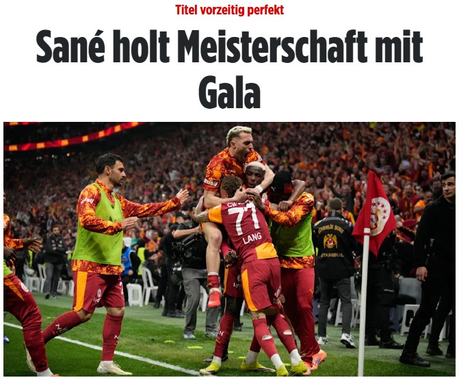 Dünya basını Galatasaray’ın şampiyonluğunu konuşuyor!