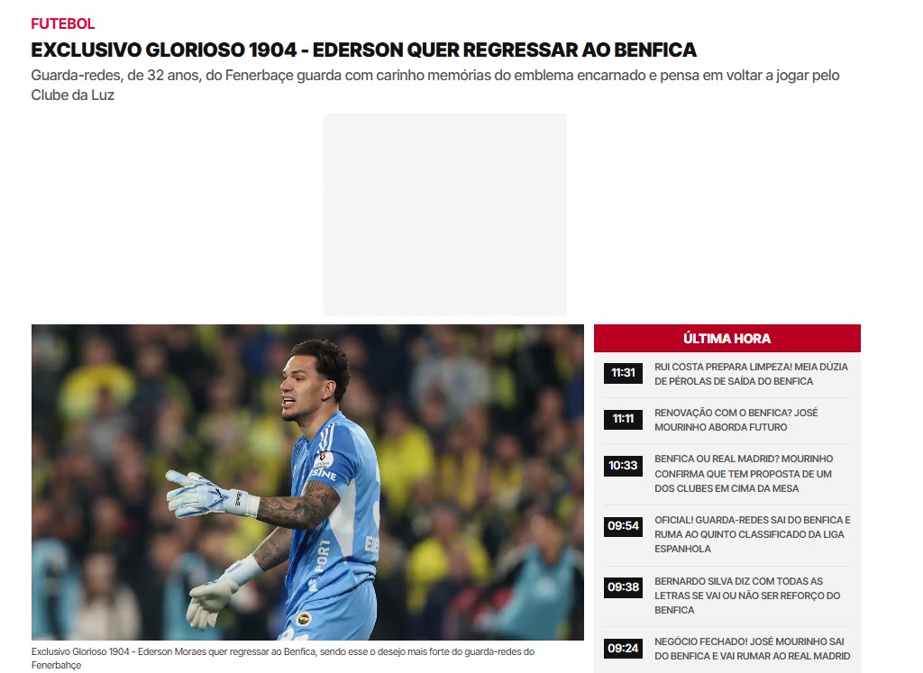 Portekiz basını Ederson’un gitmek istediği takımı açıkladı! Transferde flaş iddia