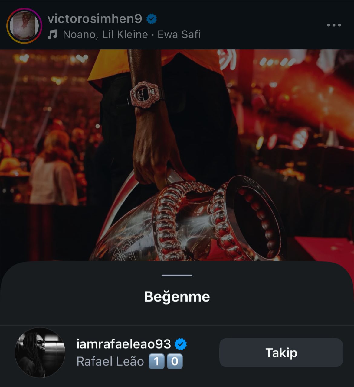 Rafael Leao Fenerbahçeli taraftarları kızdırdı! İşte beğendiği o paylaşım