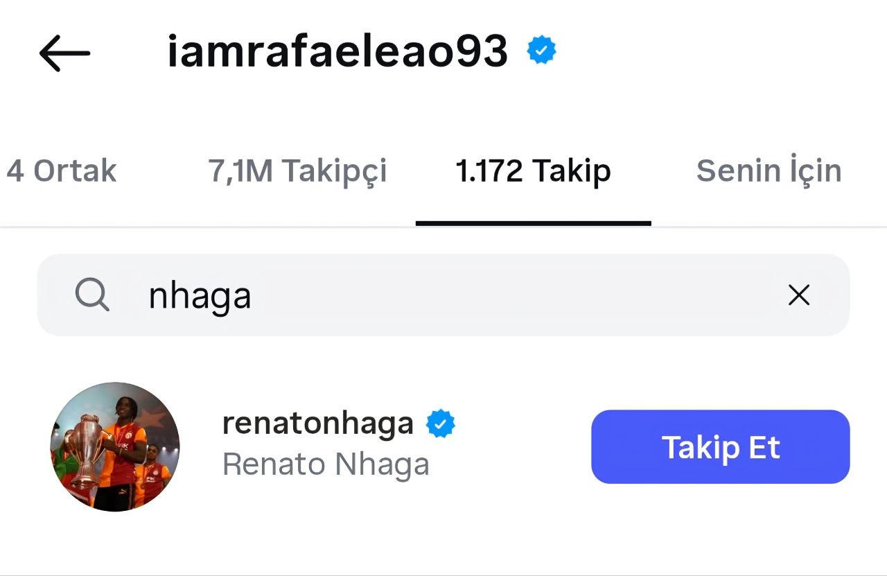Leao’dan taraftarı heyecanlandıran hareket! Galatasaray’a gelecek mi?