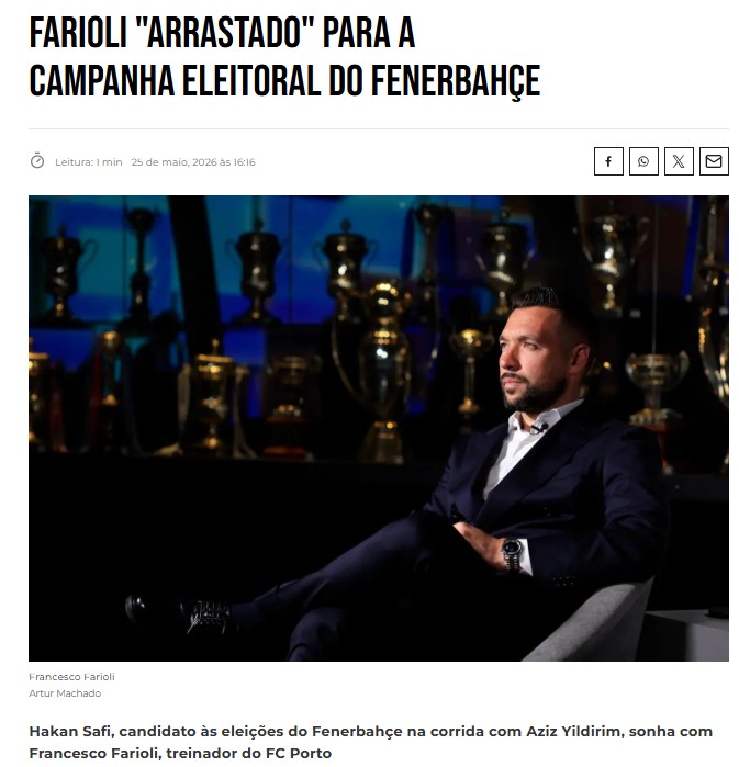 Fenerbahçe’nin gündemindeki Farioli’den geleceğiyle ilgili flaş karar!