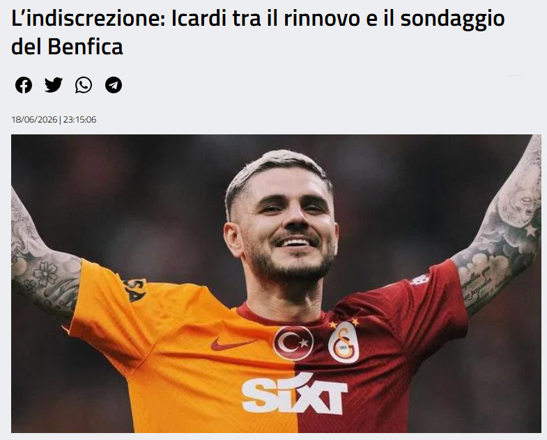 Mauro Icardi’ye Avrupa’dan sürpriz talip!