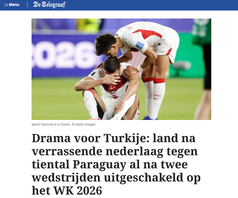 A Milli Takımımızın vedası Dünya basınında gündem oldu! İşte o manşetler...