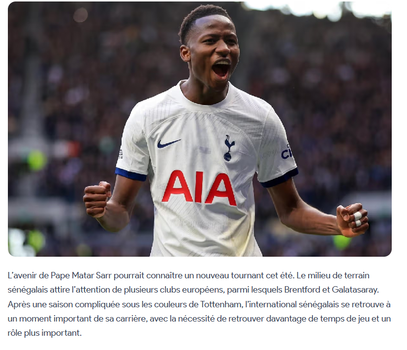 Galatasaray’dan Pape Matar Sarr transferi için büyük koz!